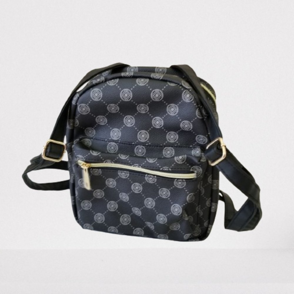 NEW! Cute Faux Leather Lightweight Mini-Backpack w/Adjustable Straps